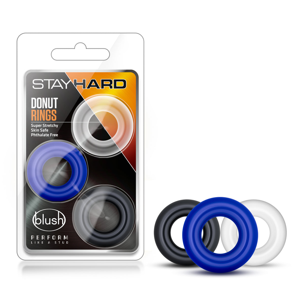 Stay Hard Donut Rings 3pk