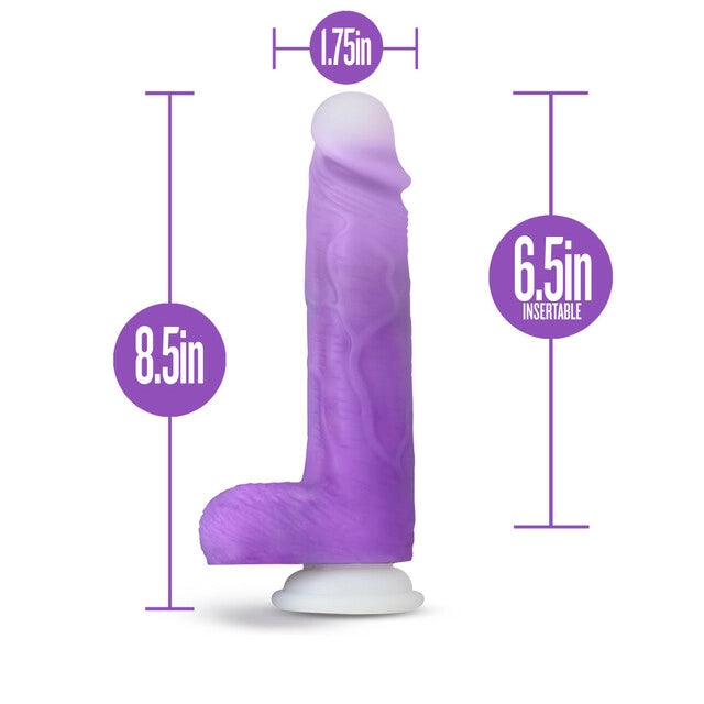 Neo Elite Encore Vibrating Dong-Purple
