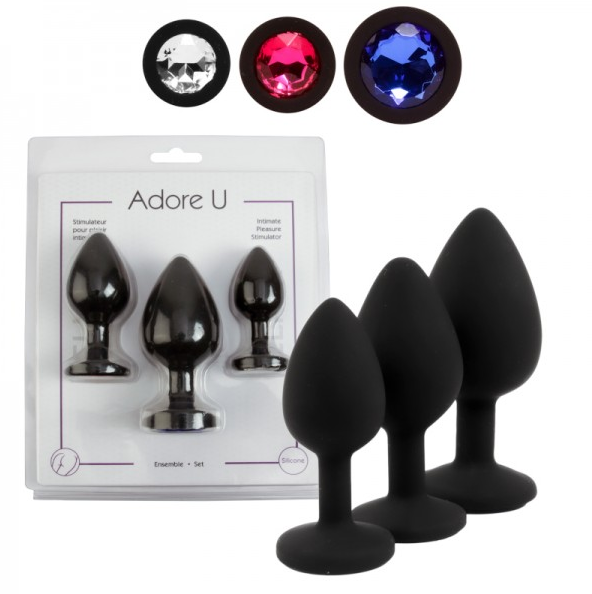 Adore U Elisa Jewel Plug Set
