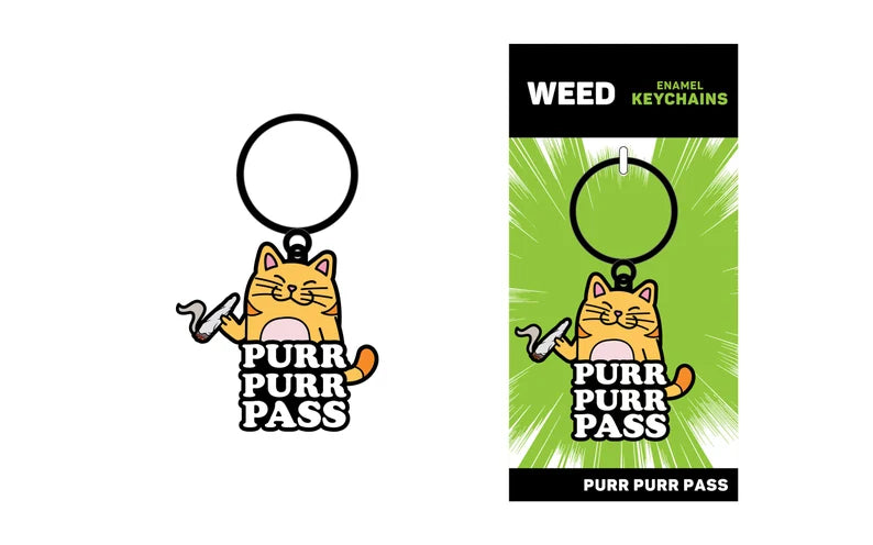 Keychain: Purr Purr Pass