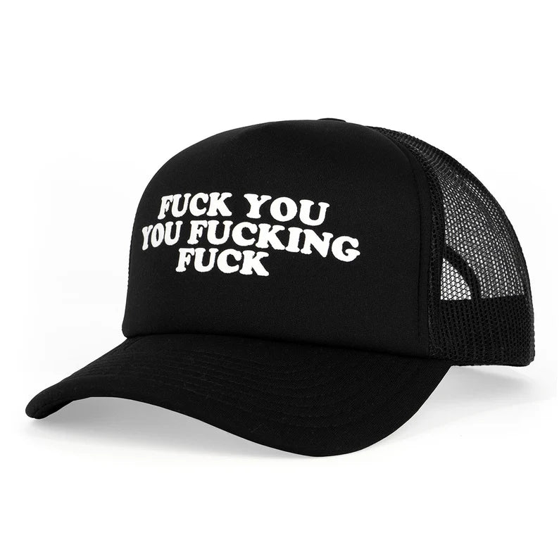 Hat: Fuck You You Fucking Fuck-Black