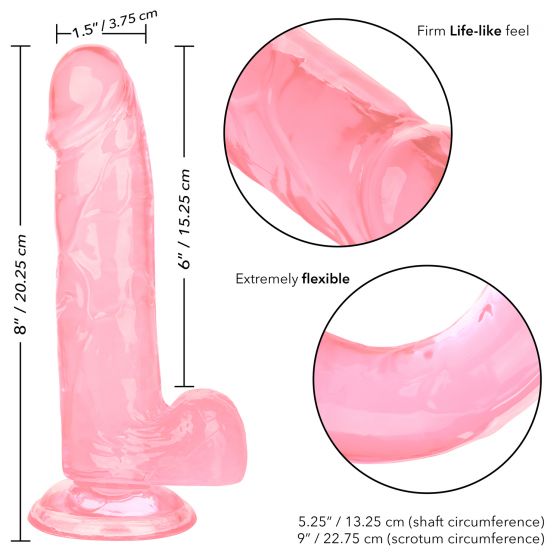 Size Queen Dong - Pink 6"