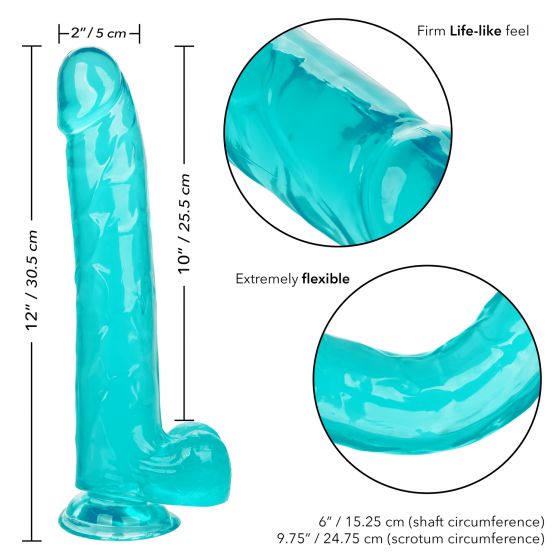 Size Queen Dong - Blue 10"