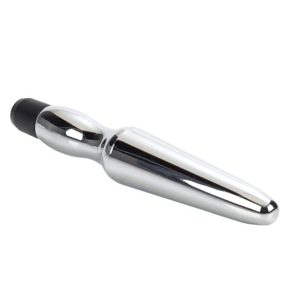 Vibrating Anal Probe-Silver