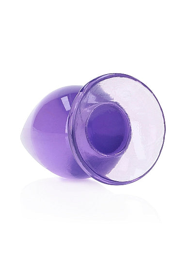 Real Rock Anal Plug-Purple 4.5"