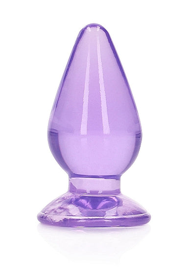 Real Rock Anal Plug-Purple 4.5"