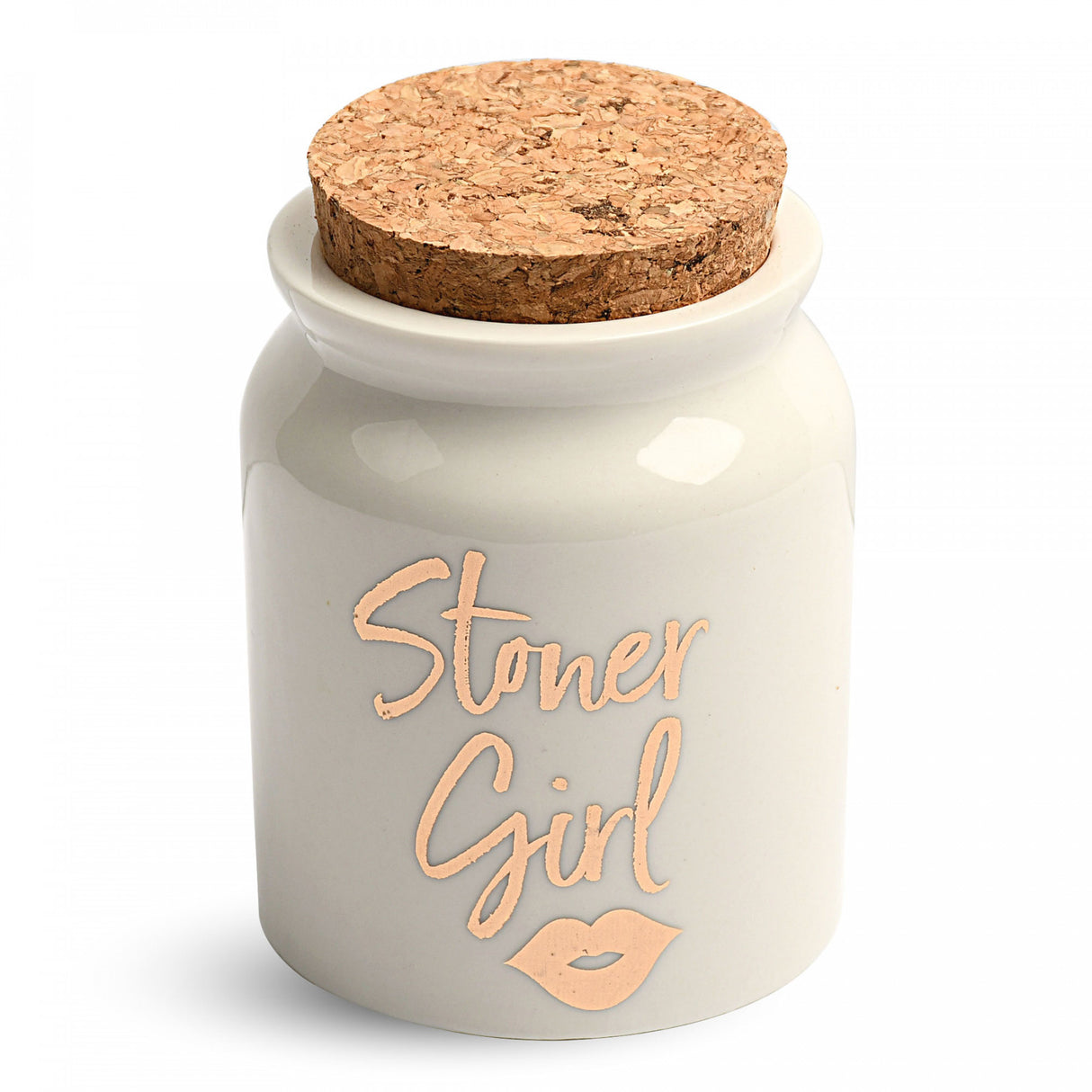 Stash: Stoner Girl ceramic-White
