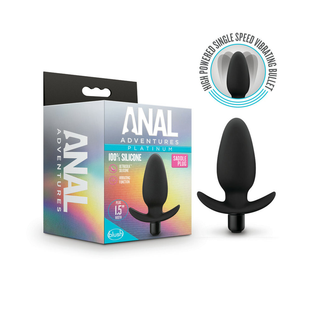 Anal Adventure Platinum Saddle Plug
