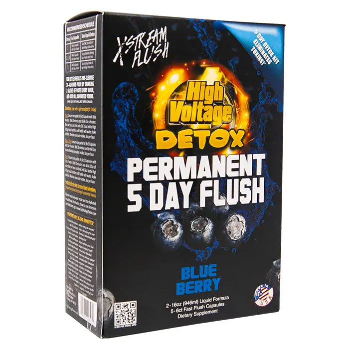 High Voltage: "Permanent 5 Day Flush" (Blueberry)
