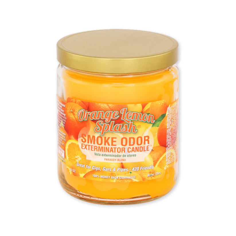 Smoke Odor: Exterminator Candle (13oz Orange Lemon)