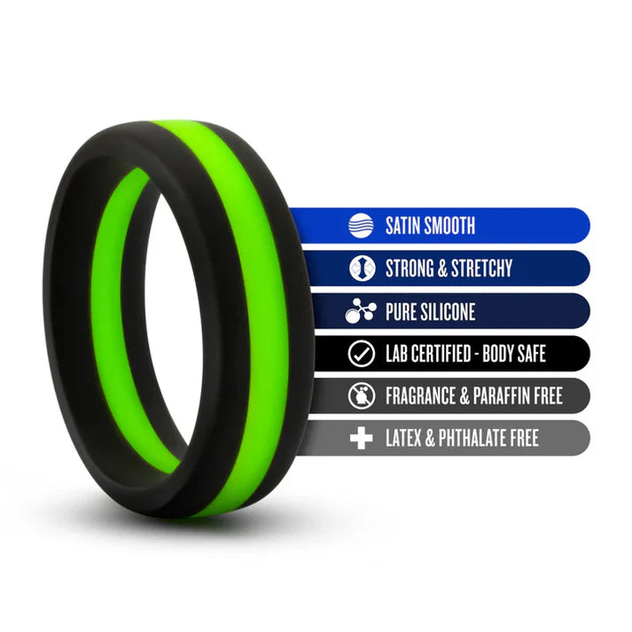 Go Pro Cockring - Black/Green