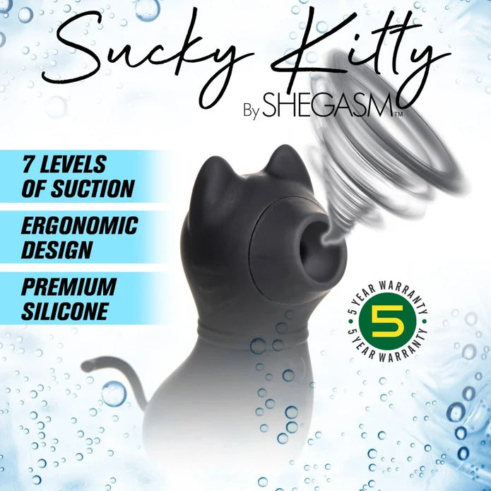 Sucky Kitty Clitoral Stimulator - Black