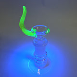 DiscoBox: Clear Bowl w/ Horn (18mm - UV Lime Green)