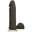 Realistic Cock/Balls Vac-U-Lock 8"-Black