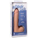 Realistic Cock/Balls Vac-U-Lock 9"-White