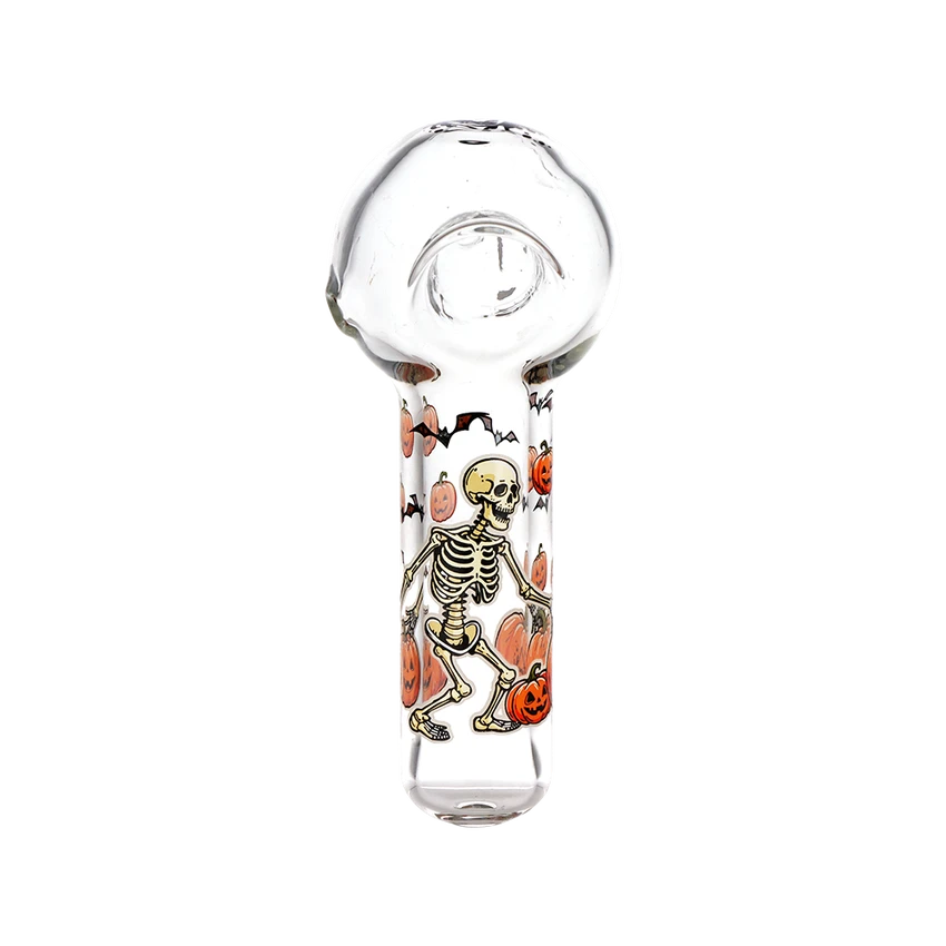 Pulsar: 4.5" Halloween Spoons (Skeleton - Glow In The Dark)
