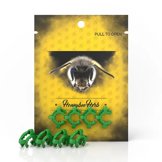 Honeybee Herb: Keck Clip 4pk (Green)