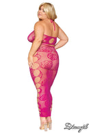 2pc Seamless Rose Set Queen Size Pink