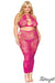 2pc Seamless Rose Set Queen Size Pink