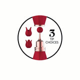 Gold Glam Tri Tip Vibe-Red