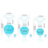 Luxe Prism Anal Plug - Medium - Blue