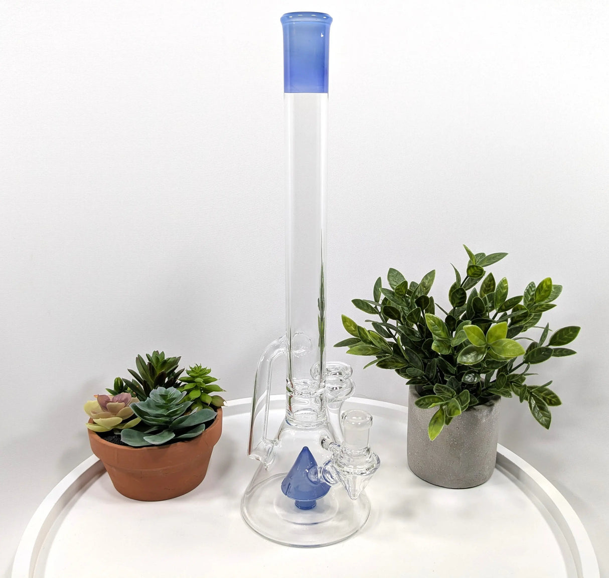 DiscoBox: Dual Recycler w/ Fixed Stem (14mm - Blue)