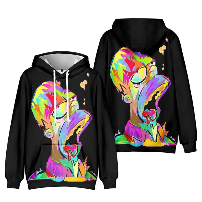 Trippy Homer Hoodie (Large)