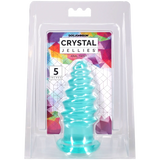 Crystal Jellies Anal Twist 5" - Teal