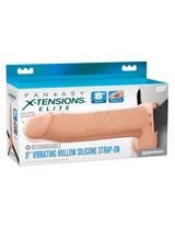 Fantasy Xtensions Elite 8" Silicone Strap On - Vibrating