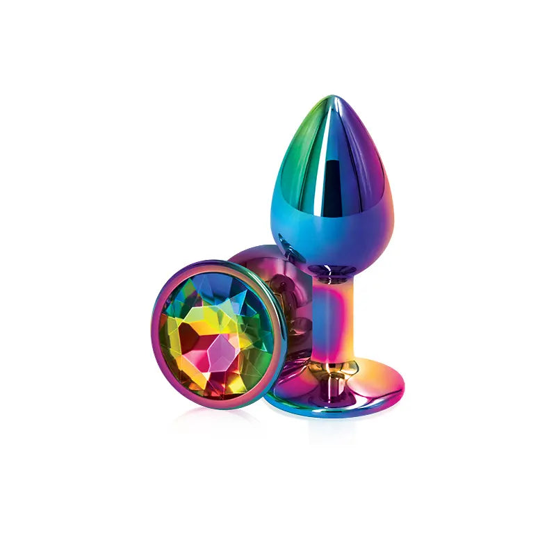 Rear Assets Gem Plug Rainbow-Small Round