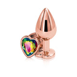 Rear Assets Gem Plug Rose Gold-Medium Heart