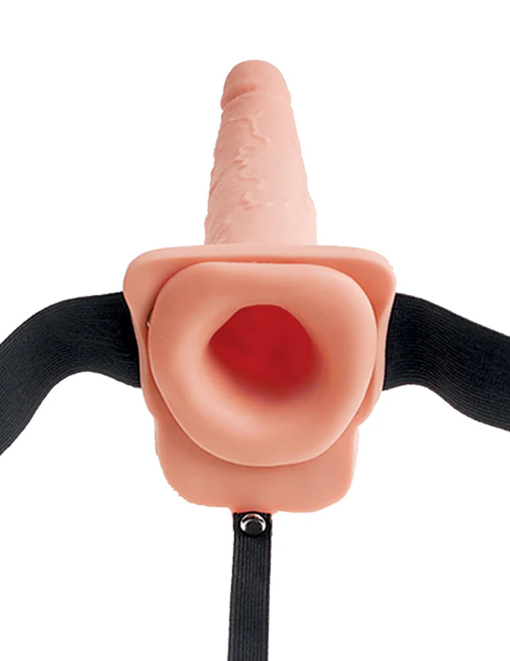 Fetish Fantasy 7" Silicone Squirting Hollow Strap On