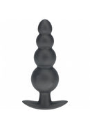 OUCH Beaded Anal Plug-Gunmetal