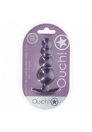 OUCH Beaded Anal Plug-Purple