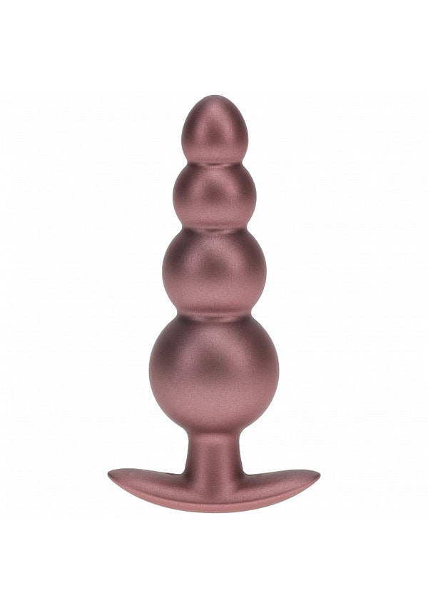 OUCH Beaded Anal Plug-Rose