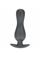 OUCH Curvy Anal Plug-Gunmetal