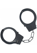 OUCH Classic Metal Cuffs-Black