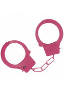 OUCH Classic Metal Cuffs-Pink