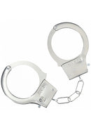 OUCH Classic Metal Cuffs-Silver