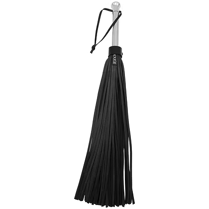 Rouge Leather Flogger w/Steel Handle