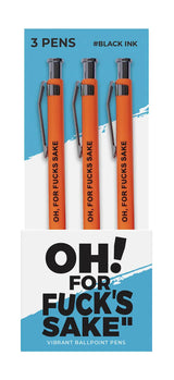 Oh! for Fucks Sake Pens 3pk