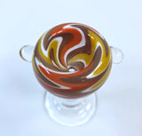 Red Eye Glass: Retro Wig-Wag (18mm - Red)