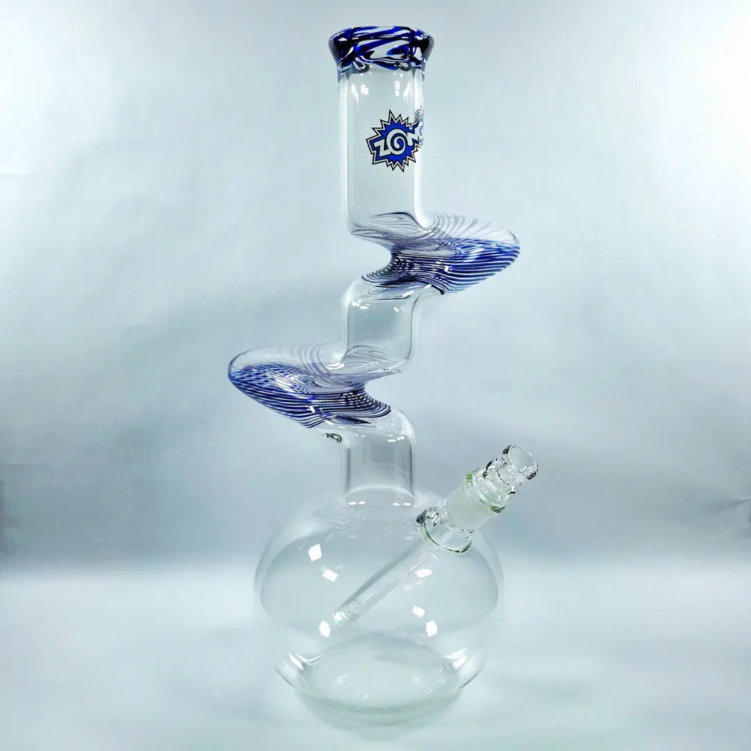Zong: 14" 2 Kink - Dual Striped Color (Blue and White)