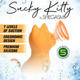 Sucky Kitty Clitoral Stimulator - Orange
