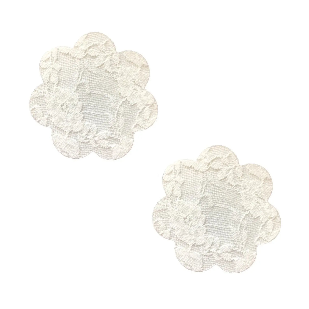 Pasties: White Lace Petal