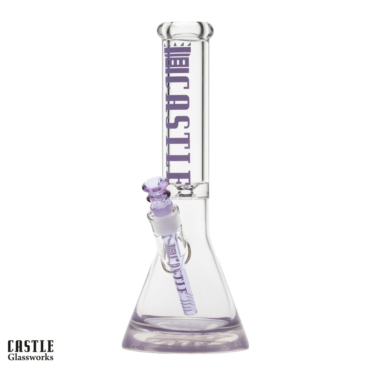Castle Glass: 14" Premium (9mm Thick - Purple)