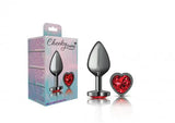 Cheeky Charms Plug Gunmetal-Medium Heart