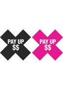 Pasties:Pay Up Black/Pink