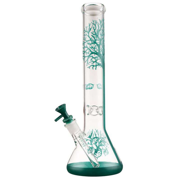 15" Tree of Life Bong - Green