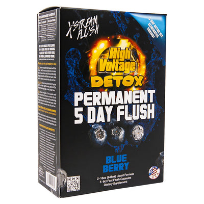 Detox: High Voltage Permanent 5 Day Flush Blue Berry